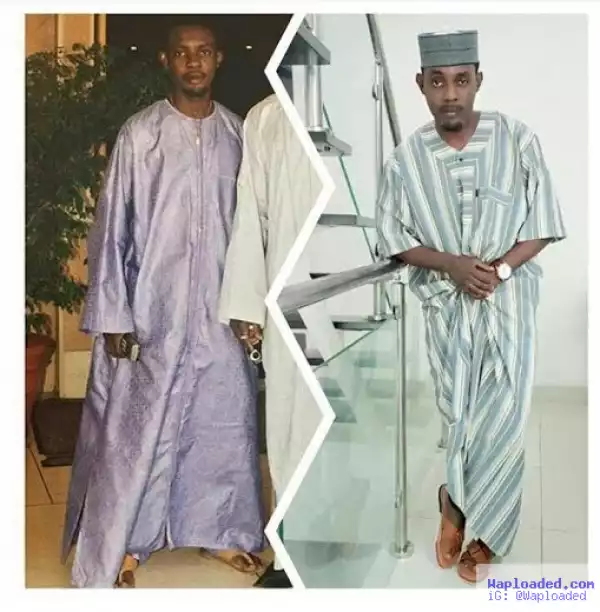 Before and After photos of popular comedian, Ayo Makun